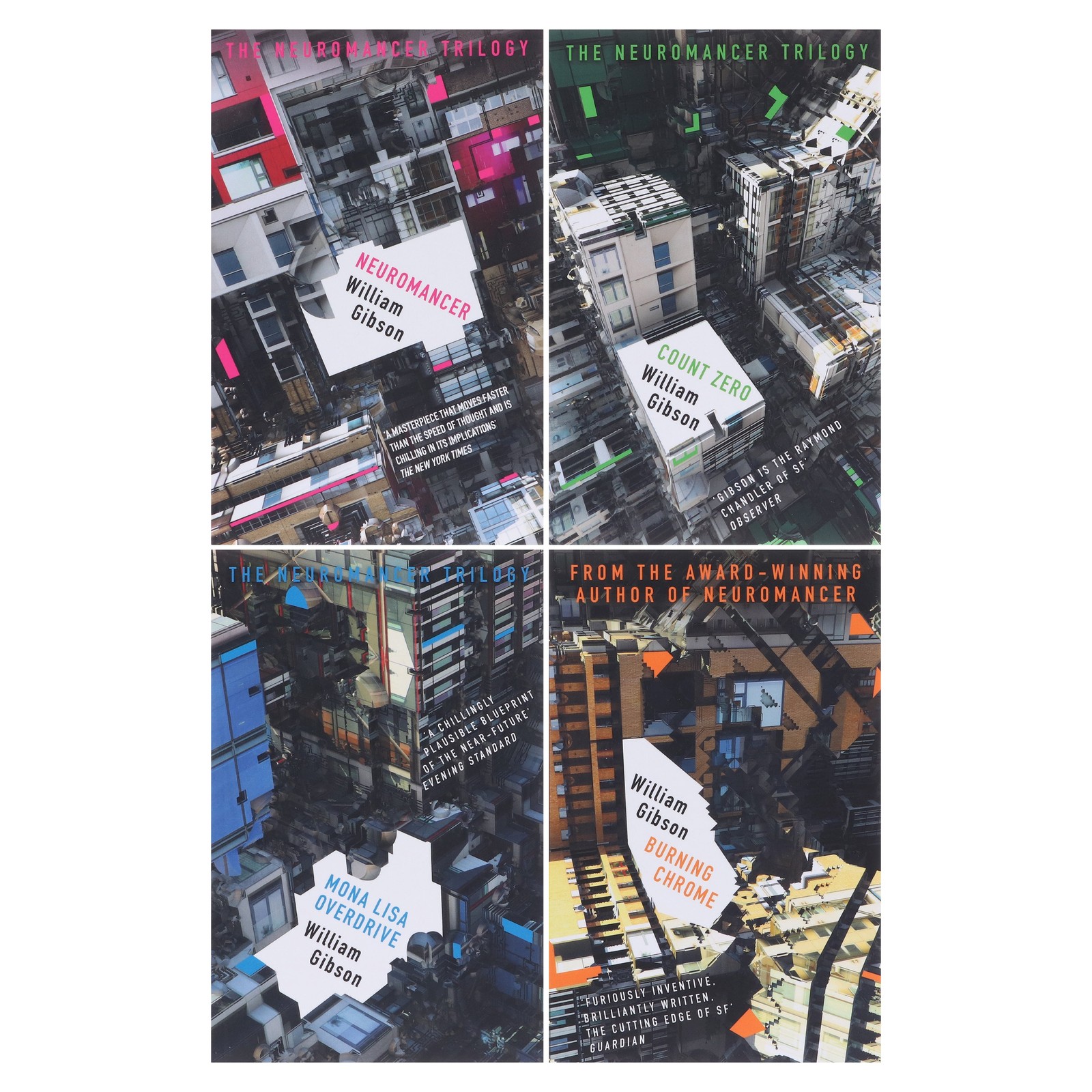 Sprawl Series by William Gibson 4 Books Collection Set – Fiction – Paperback