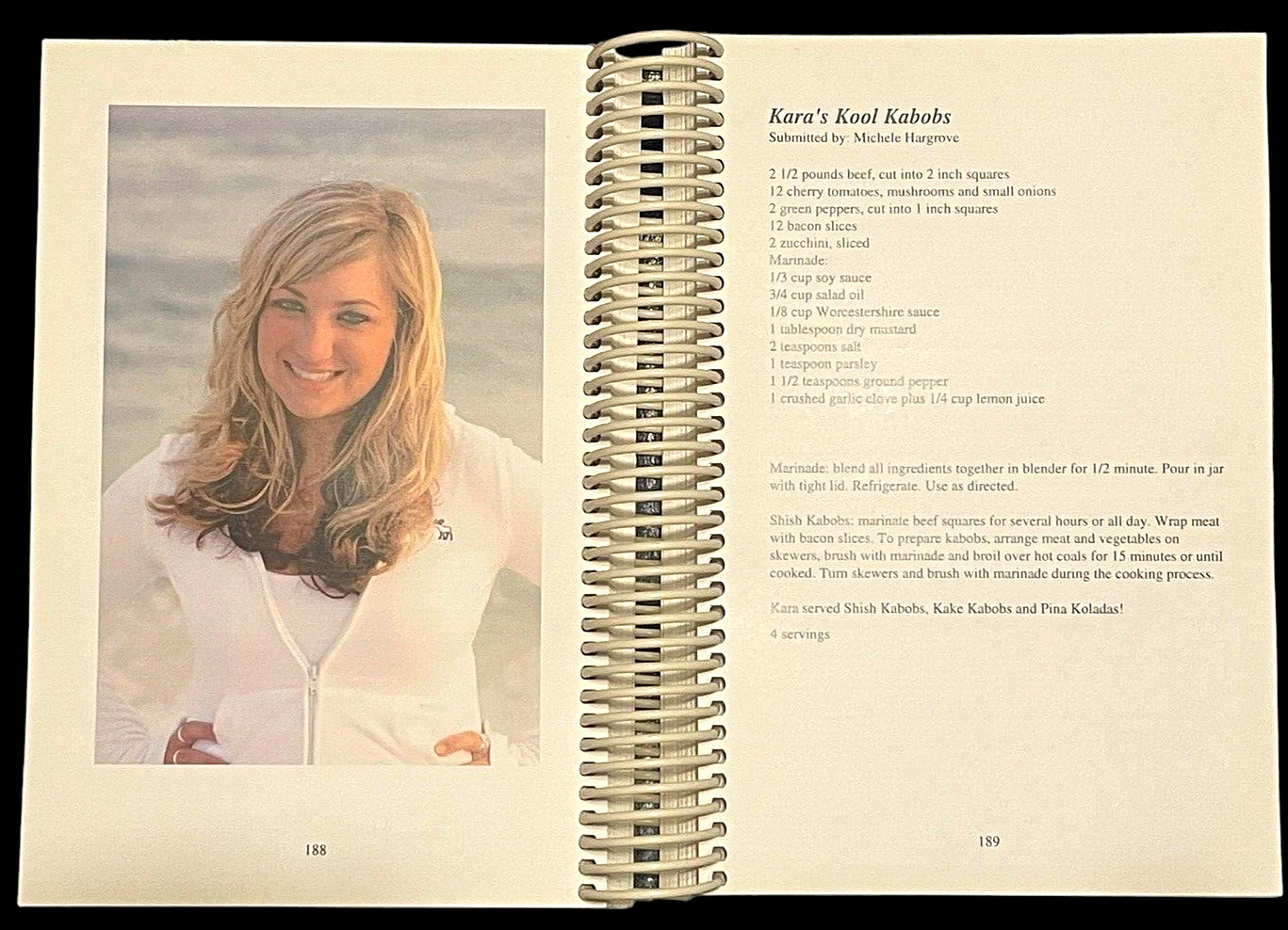 Rare Cookbook 100’s Of Family Recipes 398 Pages Flip Flops & Mish Mash, Spiral