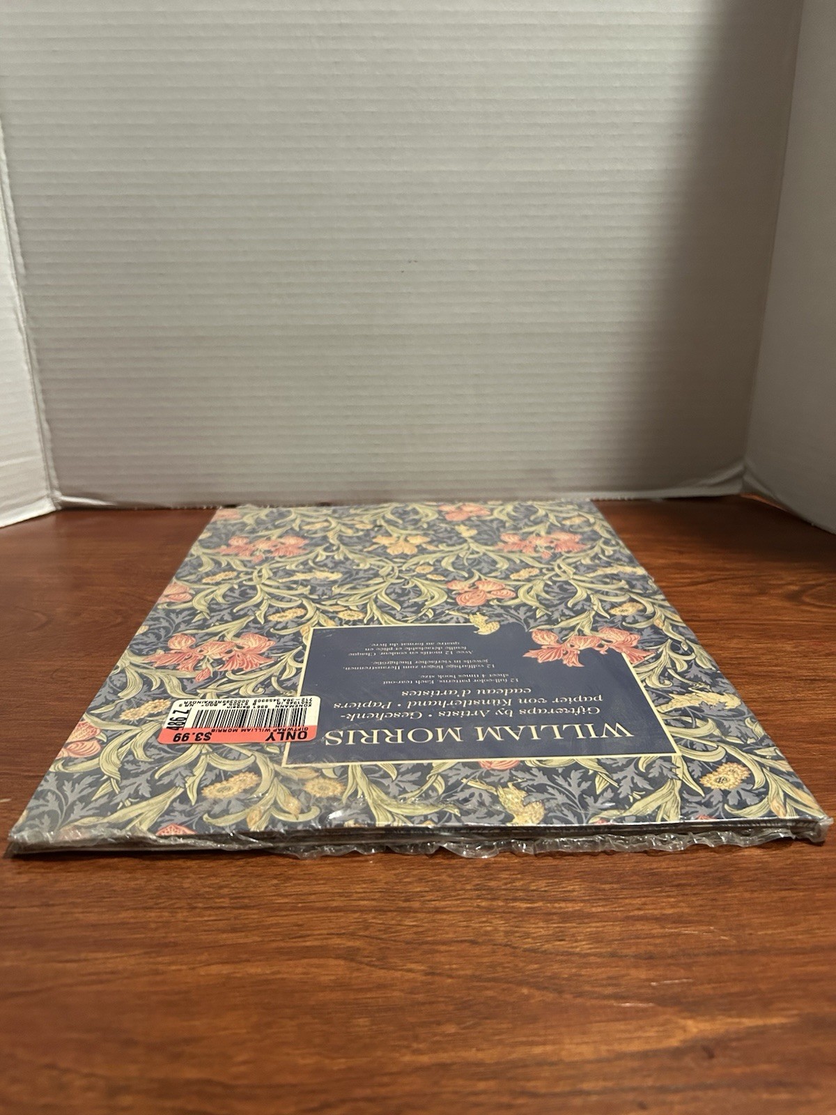 William Morris Giftwraps By Artists 12 Full-Color Patterns Tear-Out Sheets