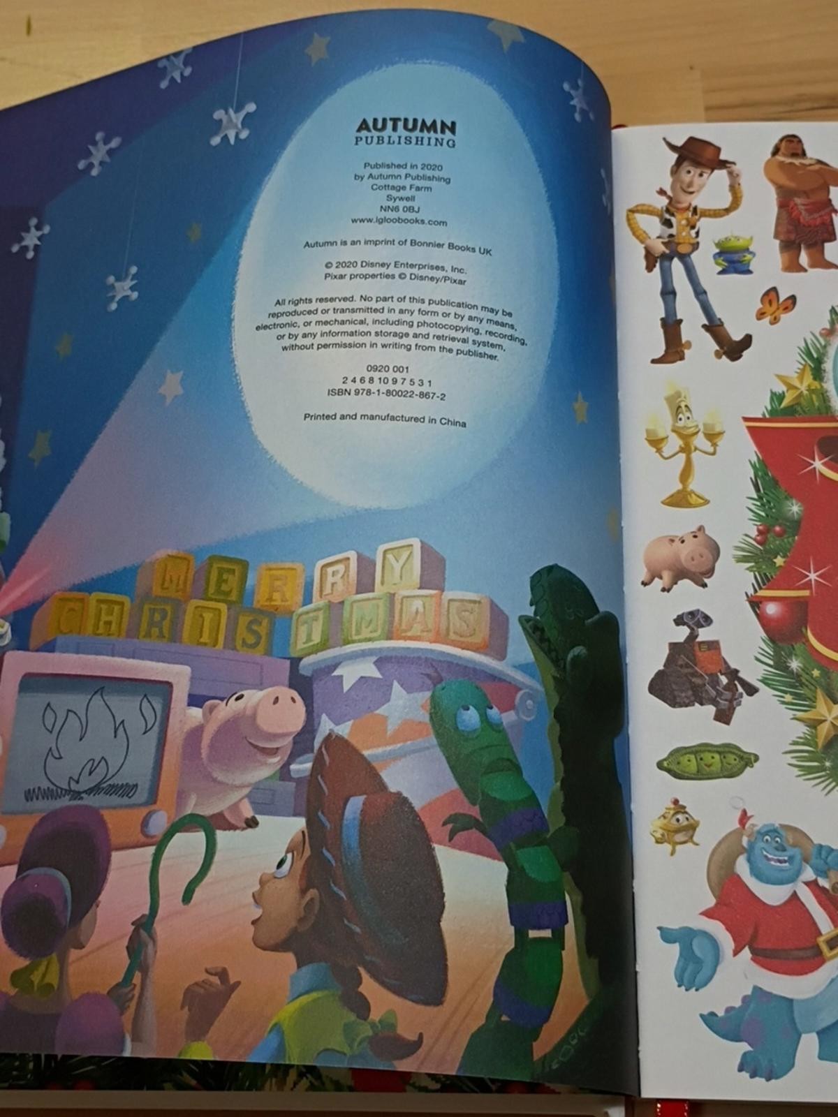 Disney Christmas Story Time Hardcover Book 2020 125 Pages Autumn Publishing