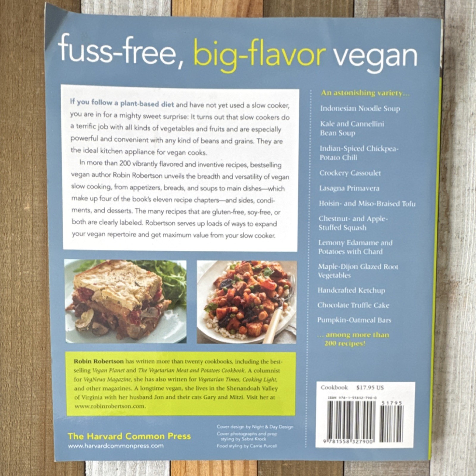 Fresh from the Vegan Slow Cooker Robin Robertson Paperback Vegan Harvard Common