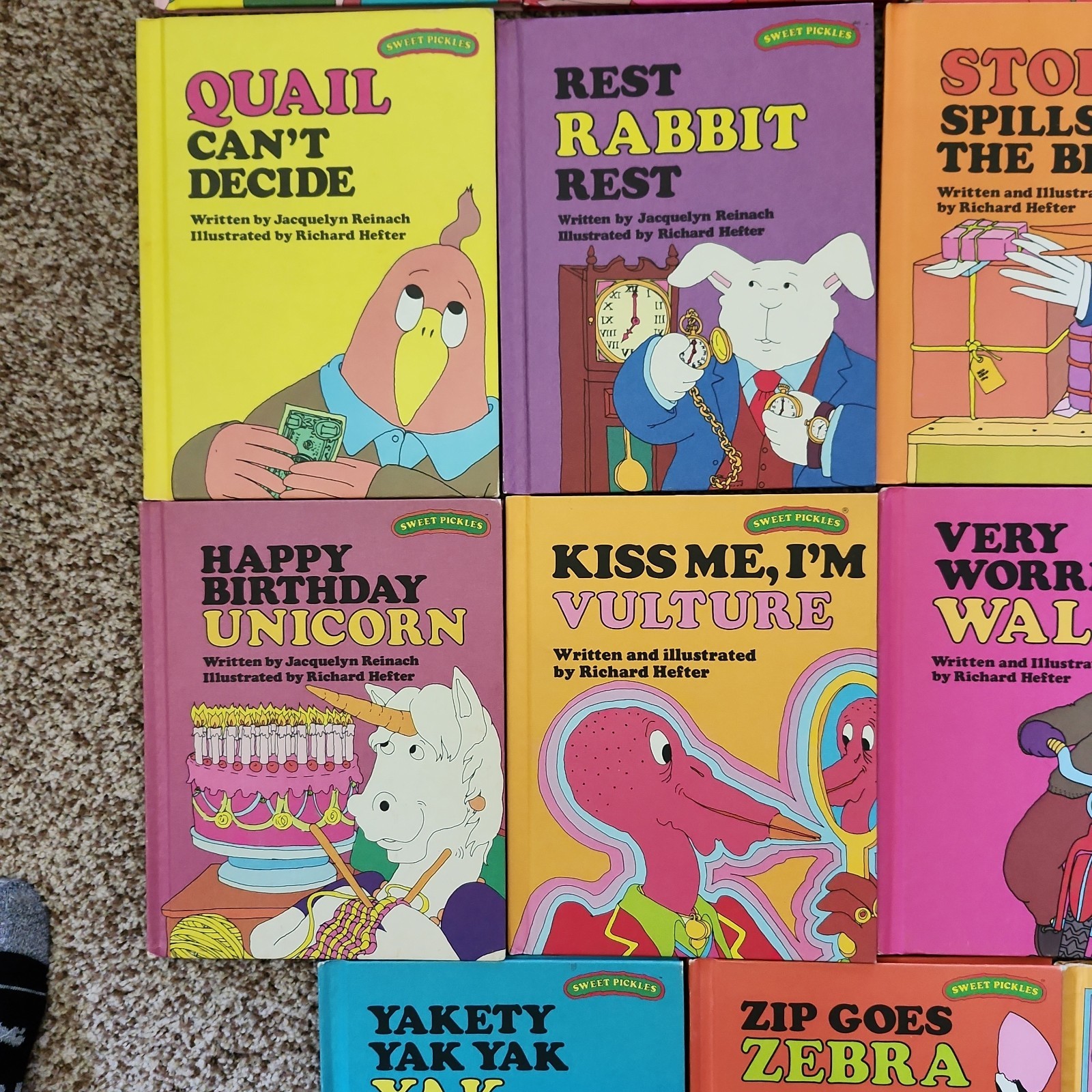 Complete Set 26 + 1 Sweet Pickles Books~A-Z Large size books-9 3/4 by 7 3/4 in