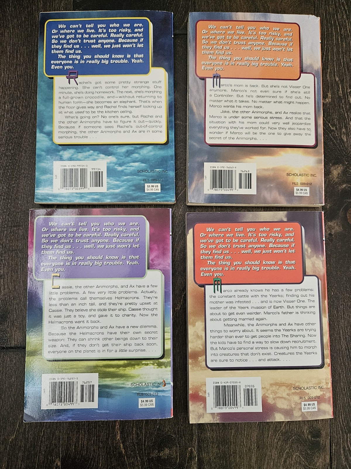 Lot Of 25 Animorphs Books- 1996-2001 See Photos For Titles