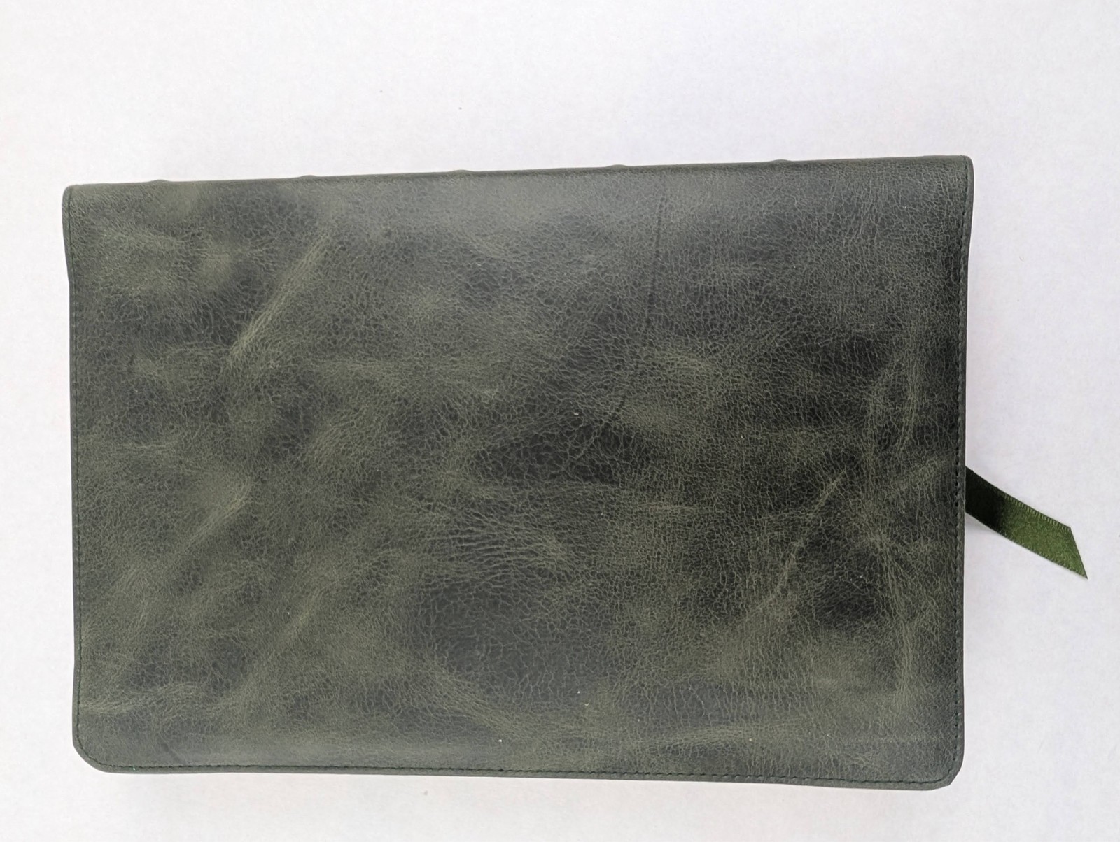 ESV Schuyler Quentel Bible in Olive Green Calfskin