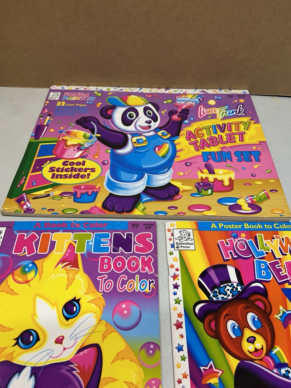 Lot Of Lisa Frank Coloring And Activity Books READ DESCRIPTION