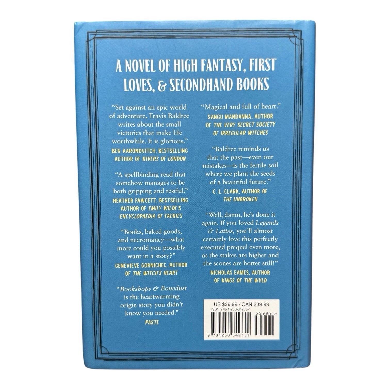 Bookshops & Bonedust Deluxe Edition Special Sprayed Edges HC Travis Baldree NEW