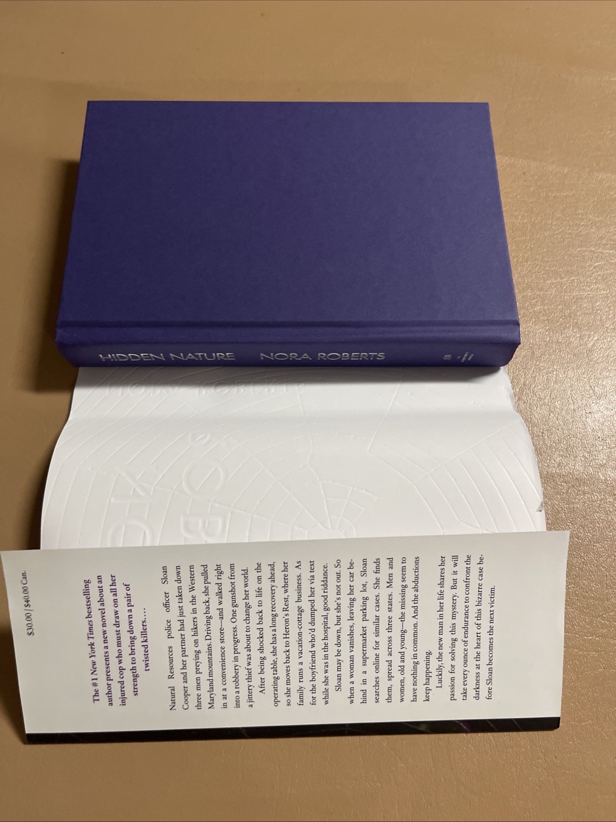Hidden Nature by Nora Roberts 2025, Hardcover First Edition / 1st Printing