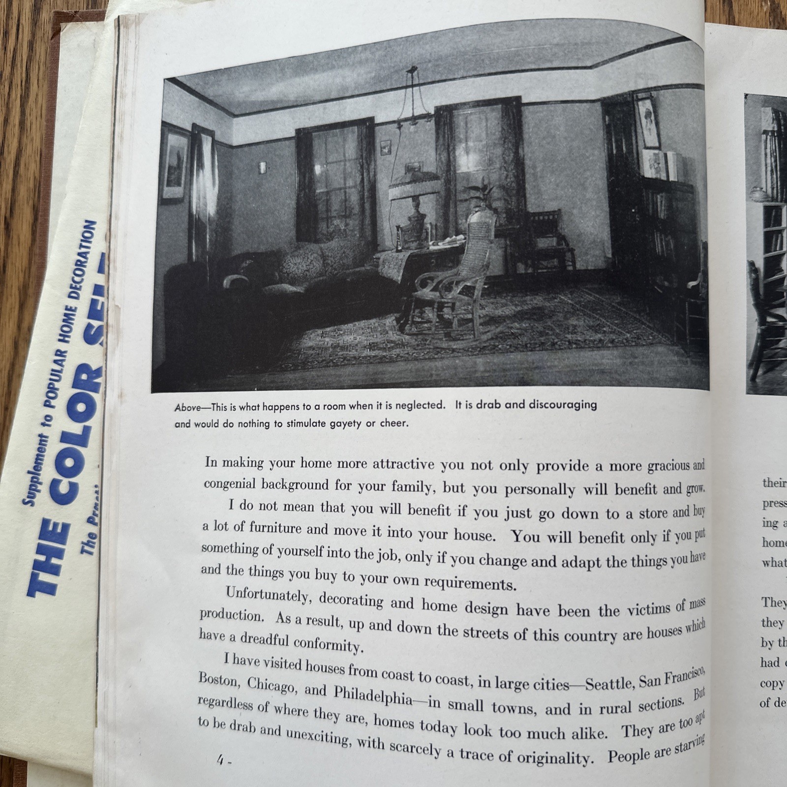 1940 Popular Home Decoration by Mary Davis Gillies HC Decor Ideas Re-Do Old Room