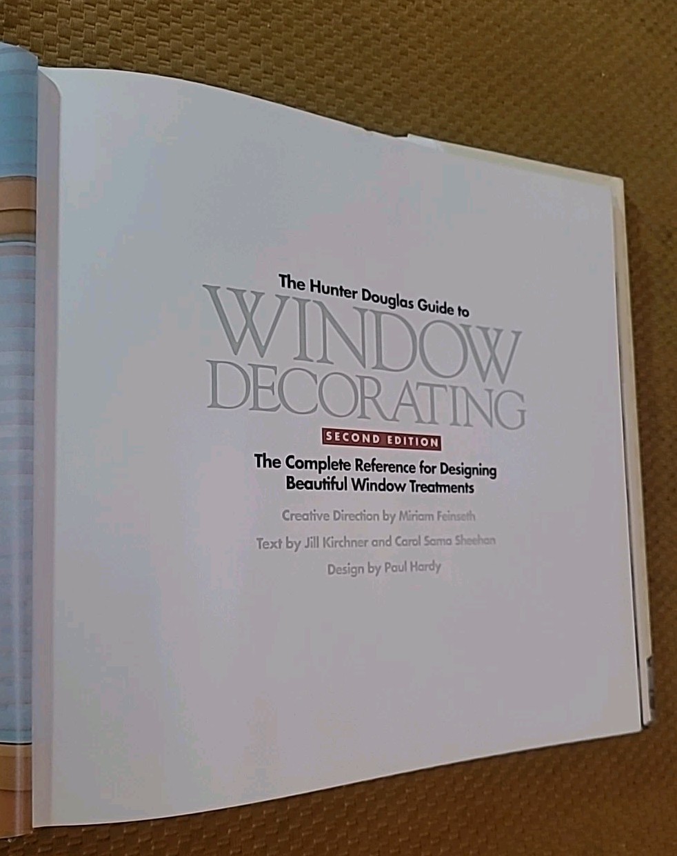 The Hunter Douglas Guide To Window Decorating (1998, Hardcover w/DJ)