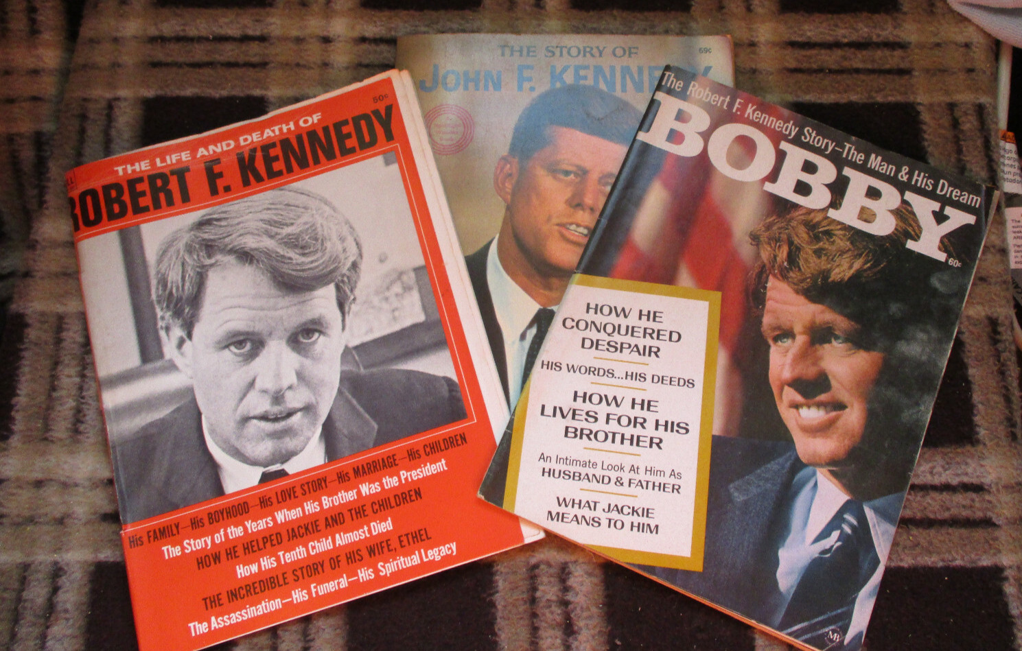 THE STORY OF JOHN F. KENNEDY E Miers & R.F.K Life & Death / Man & His Dream LOT