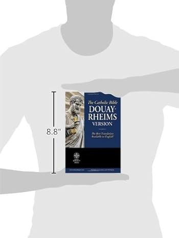 Douay-Rheims Bible (Black Genuine Leather): Standard Print Size New Sealed