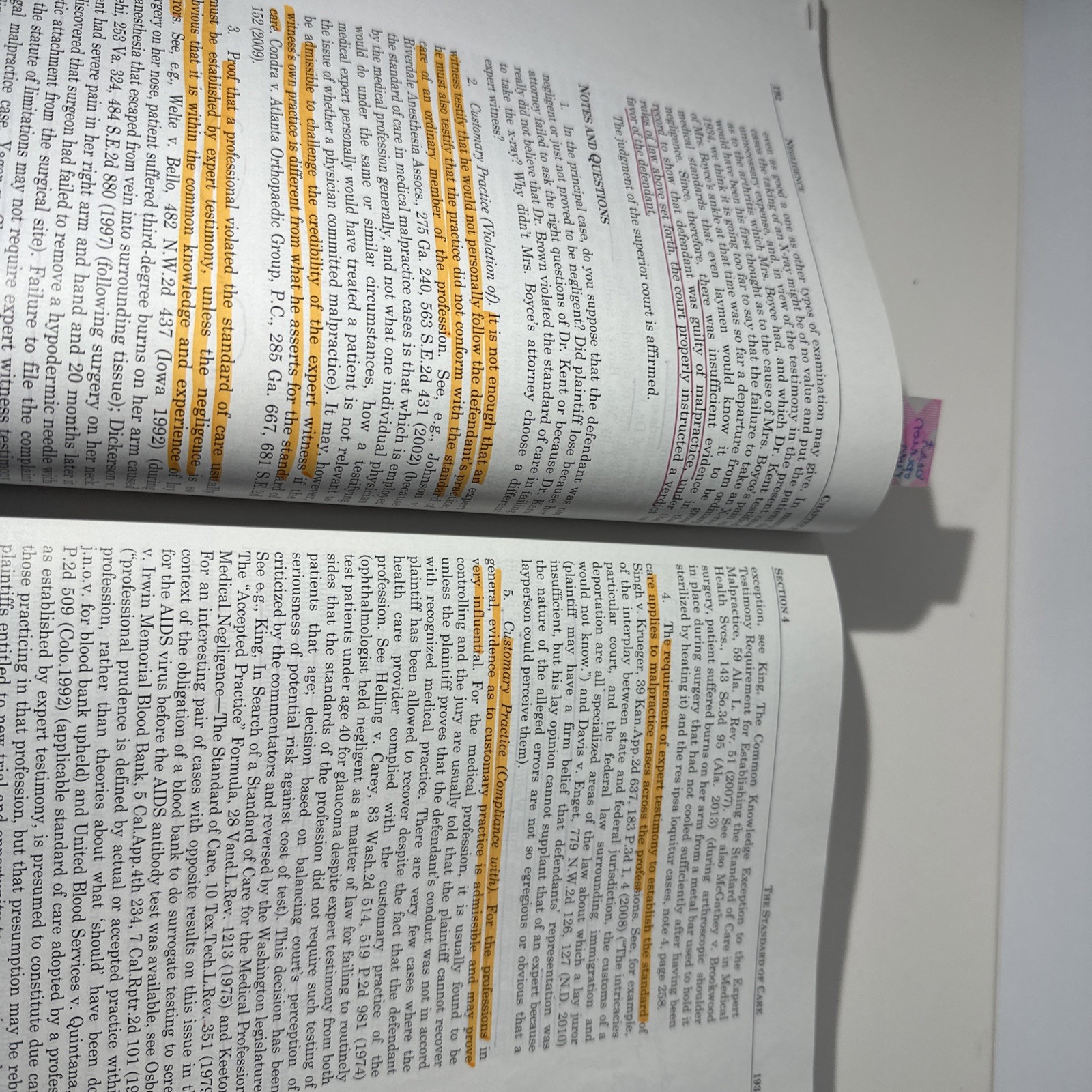Prosser, Wade, And Schwartz’s Torts, Cases and Materials(13th)!!!HIGHLIGHTED!!!
