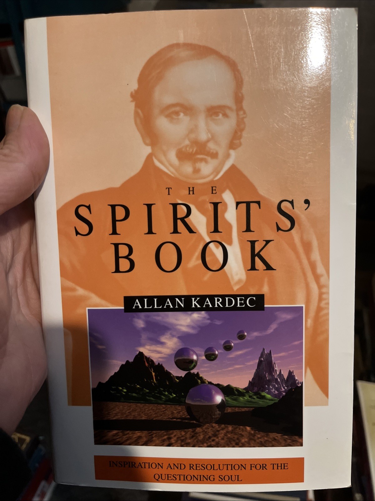 THE SPIRITS‘ BOOK, MODERN ENGLISH EDITION By Allan Kardec & A. Bomfim EXCELLENT
