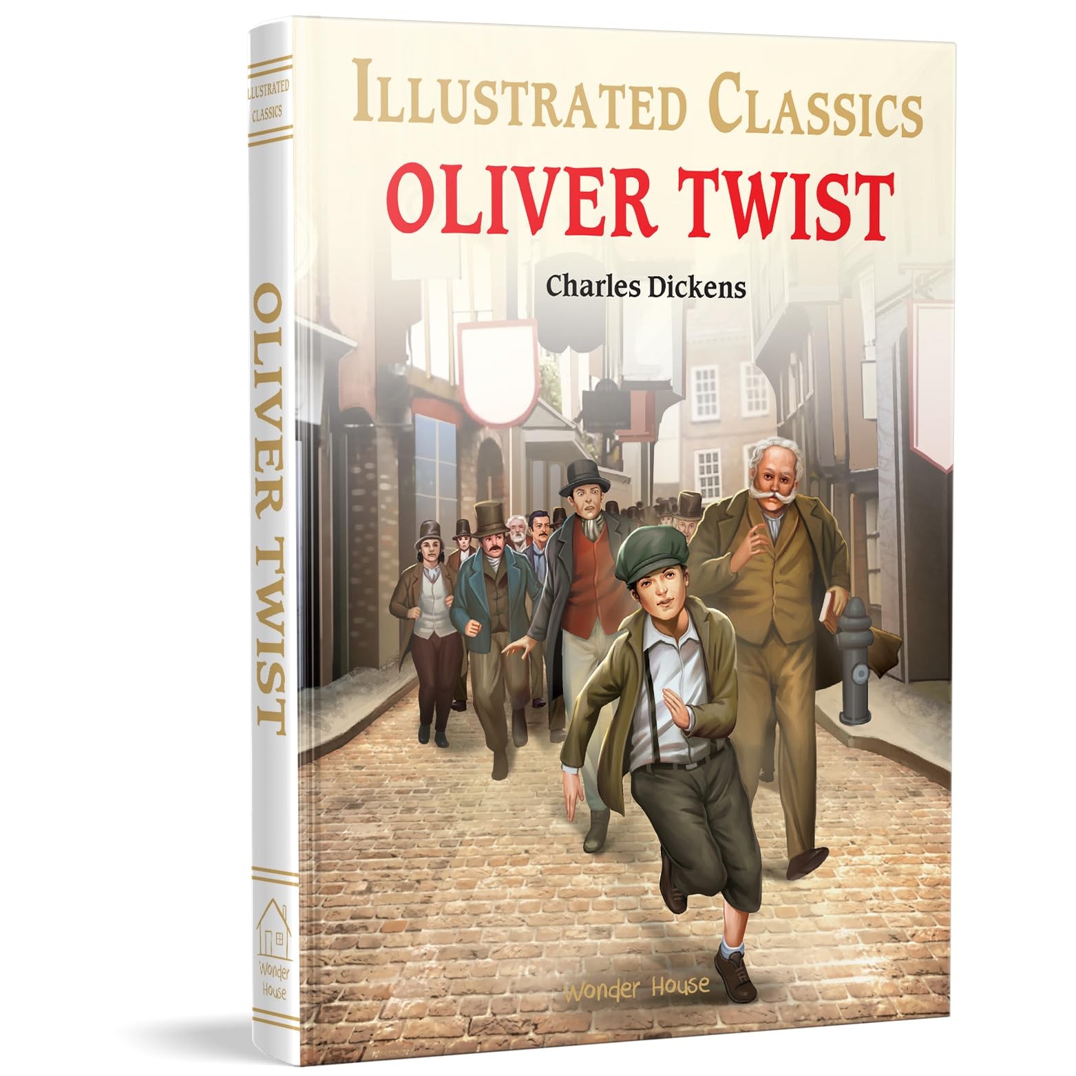 Oliver Twist : illustrated Abridged Children Classics English Novel with Rev…