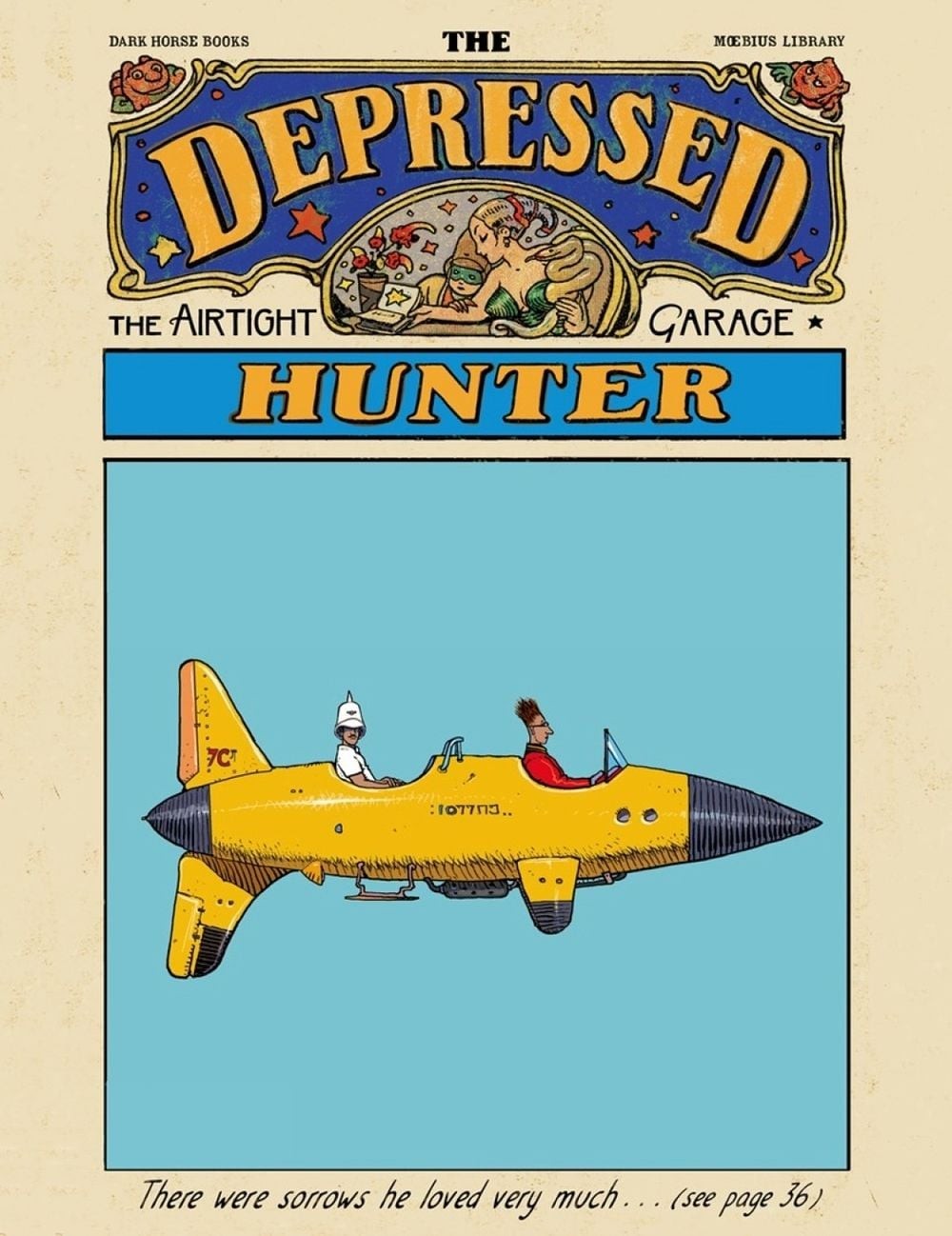 Moebius Library: The Depressed Hunter by Diana Schutz Hardcover Book