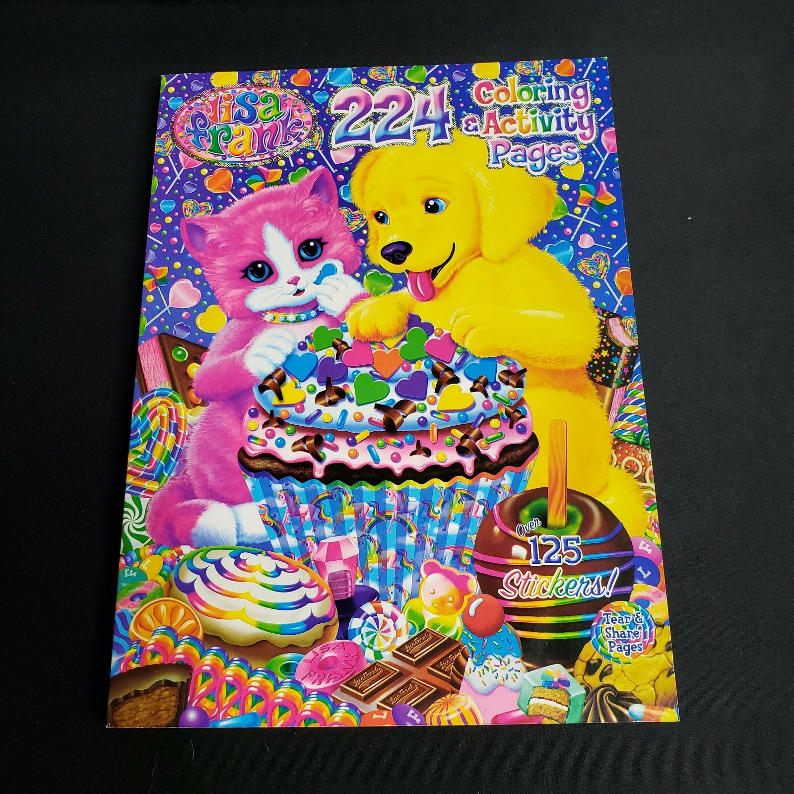 Lisa Frank Coloring Book 224 Coloring Activity Pages 125 Stickers
