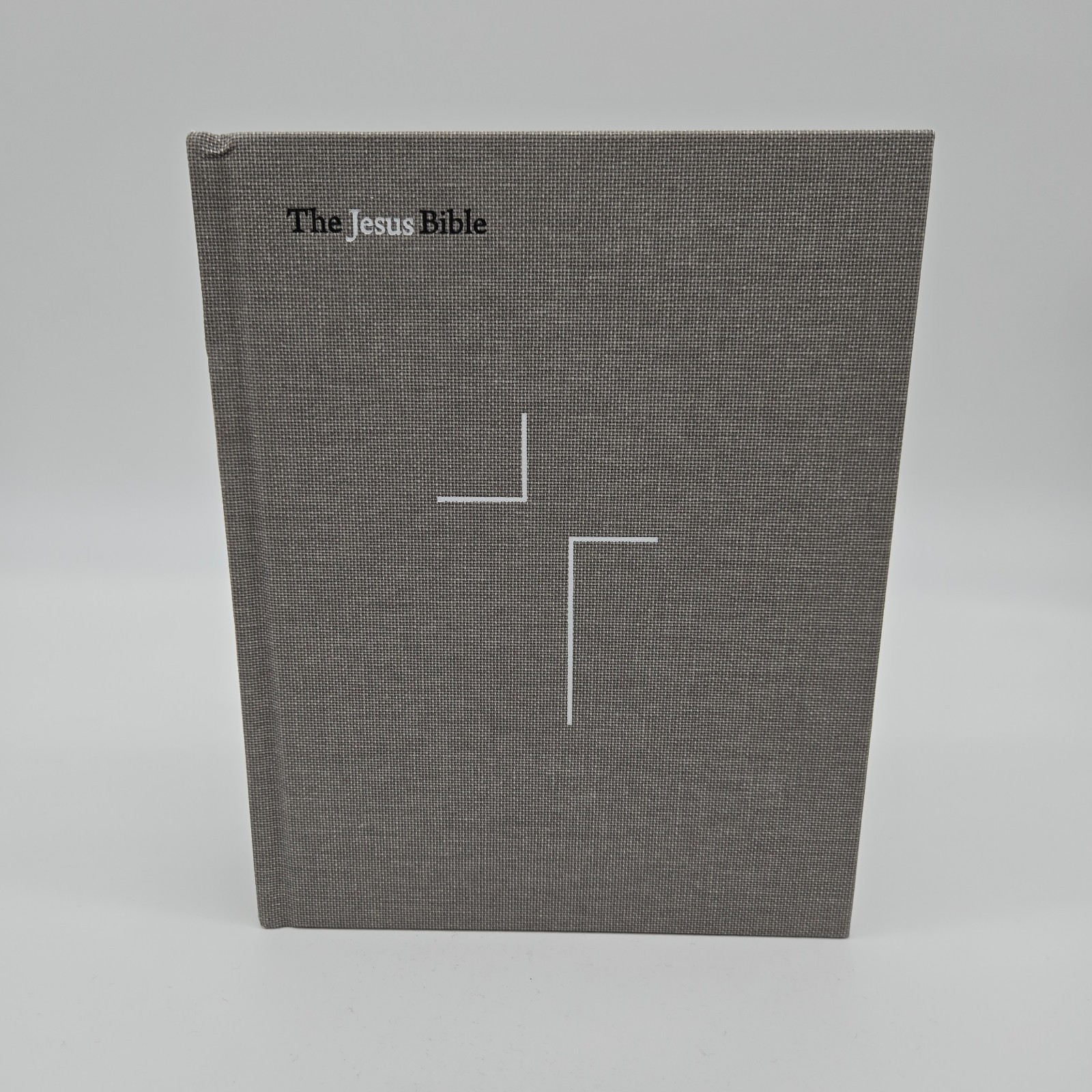 The Jesus Bible by Louie Giglio (2017, Hardcover) Gray Cloth Cover