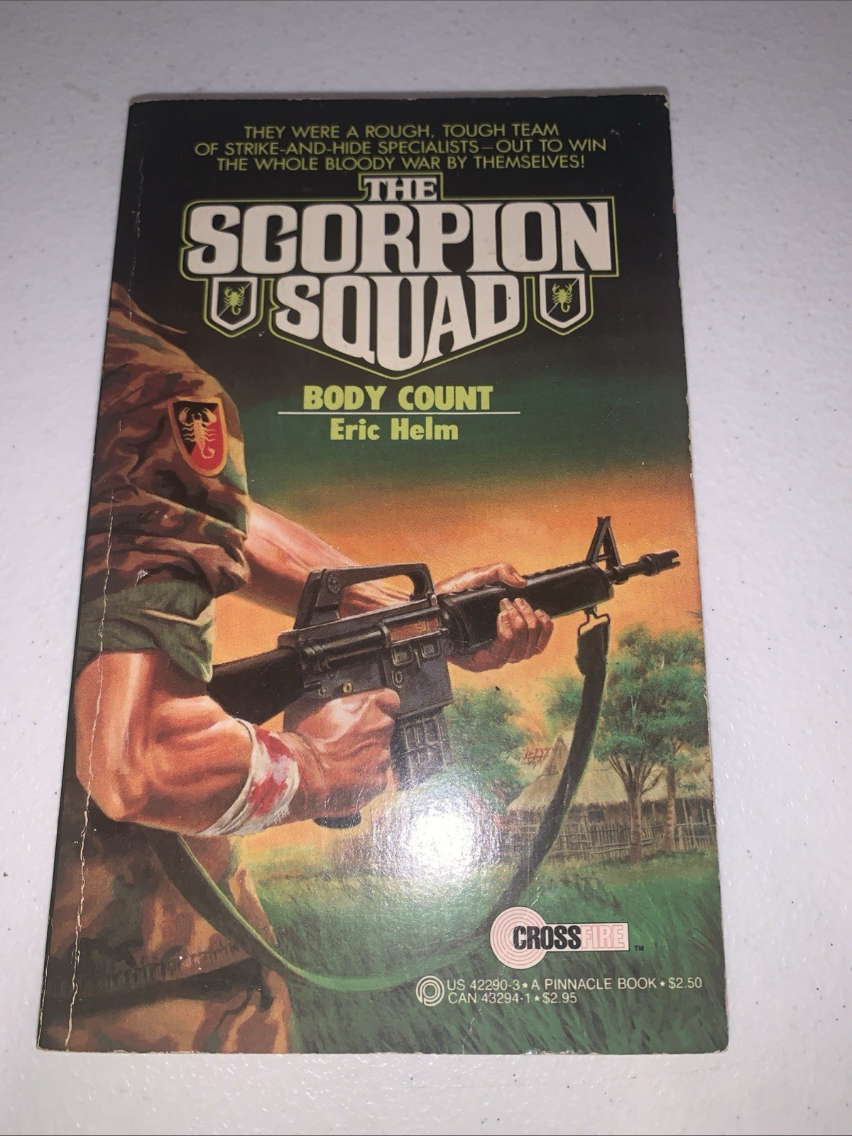 1984 THE SCORPION SQUAD #1 Body Count Eric Helm Paperback