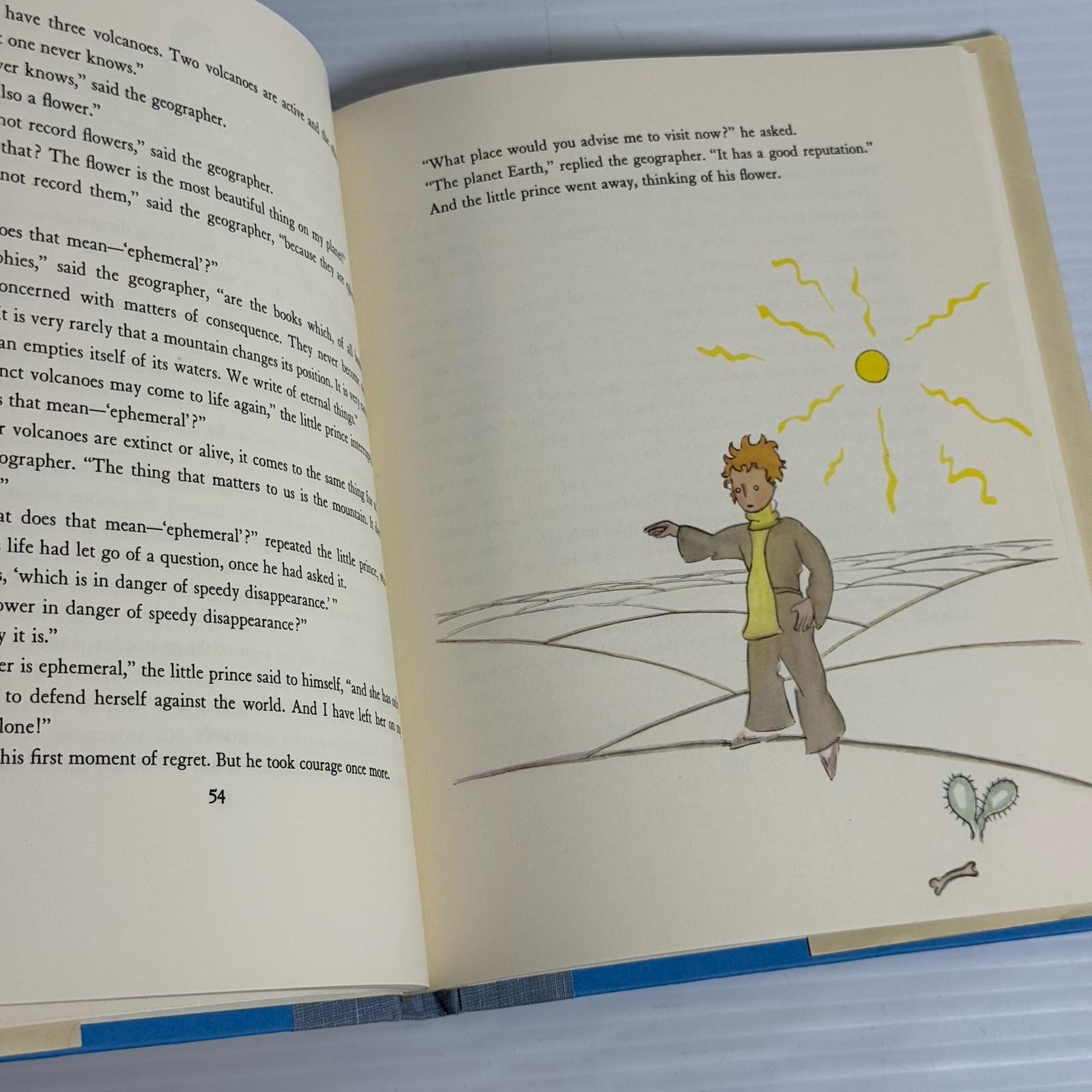 THE LITTLE PRINCE Antoine de Saint-Exupery & Katherine Woods HBDJ 1982 VTG