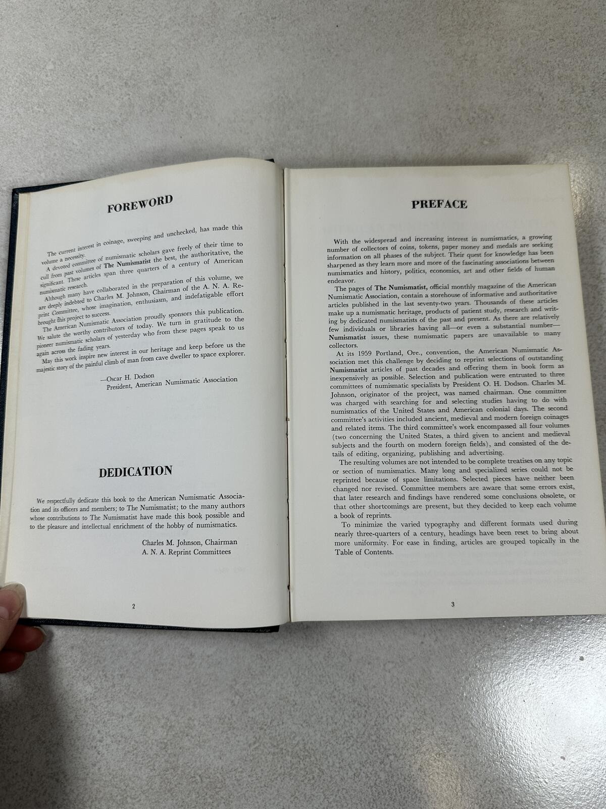 VTG 1960 Selections From The Numismatist Ancient Medieval Coins HC