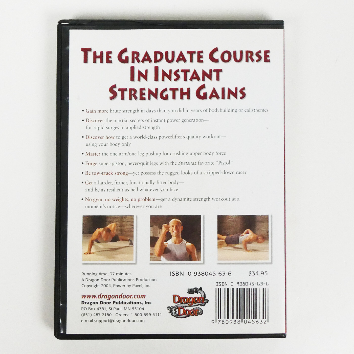 THE NO GYM BODYWEIGHT NAKED WARRIOR WORKOUT DVD Pavel Home Exercise no machines