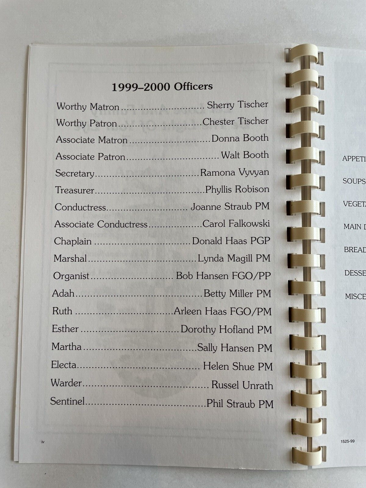 Sharing the Best of Acadia Chapter #269 Cookbook 78 pages