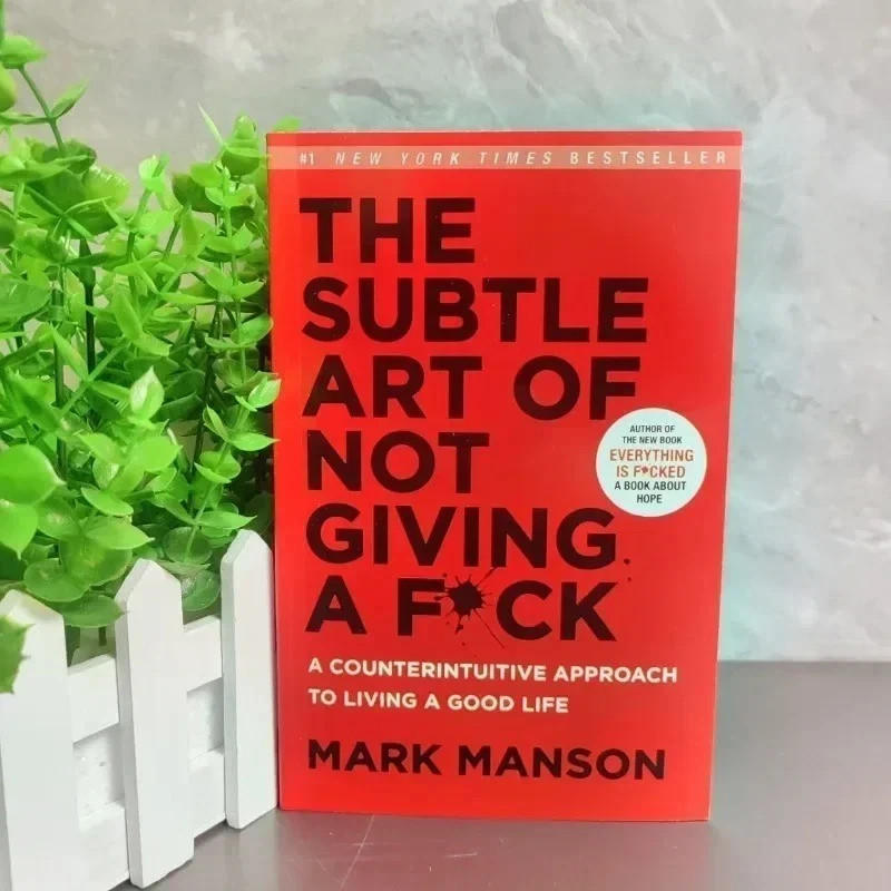 New „The Subtle Art Of Not Giving A F Mark Manson Hardcover“ Stress Relief Book