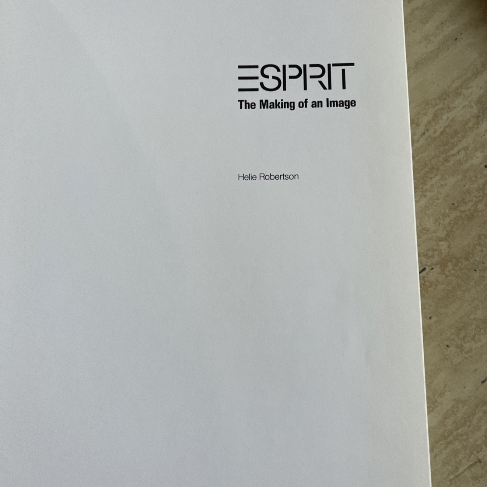 ESPRIT The Making of an Image Book Vintage 80s Brand Advertising Design Memphis