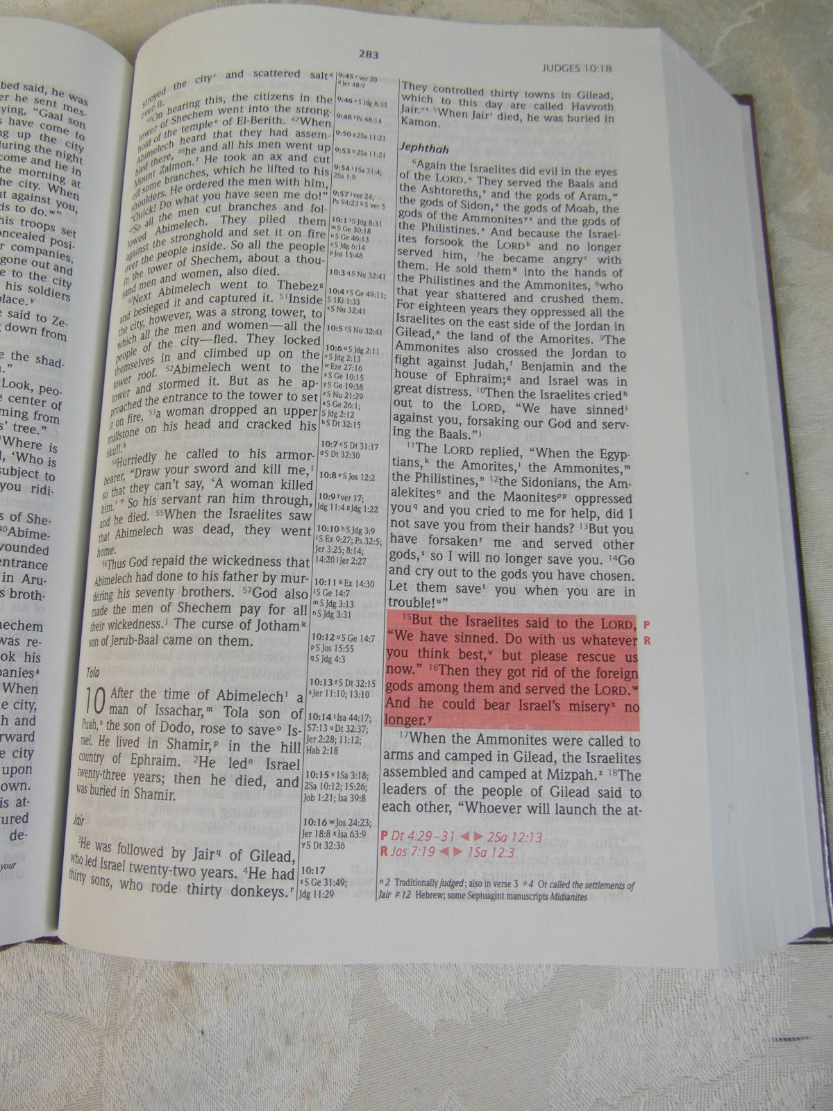 NIV Prophecy Marked Reference Study Bible Grant R. Jeffrey 1998 Zondervan HC