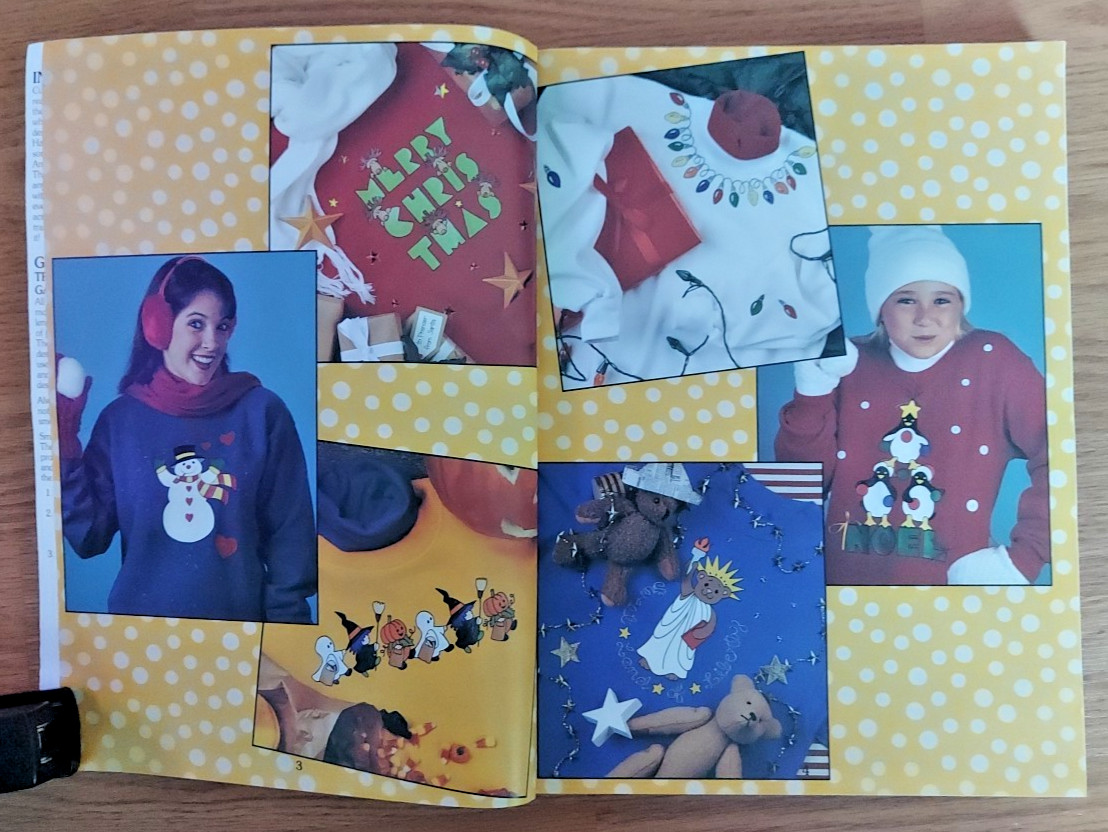 Creative Iron-On Transfers Leisure Arts Craft Leaflets Hundreds of Designs Books