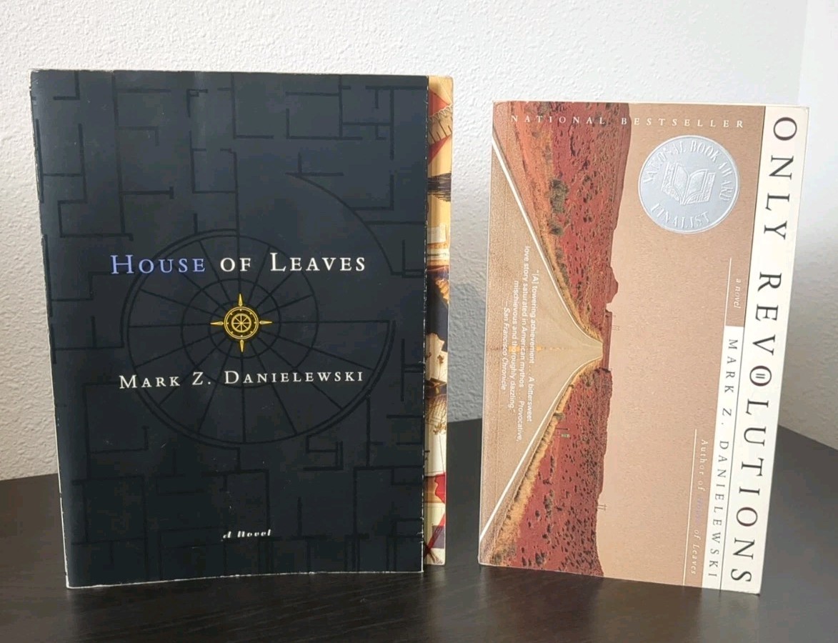 Mark Z. Danielewski Lot – House of Leaves 2-Color + Only Revolutions 1st Ed PB