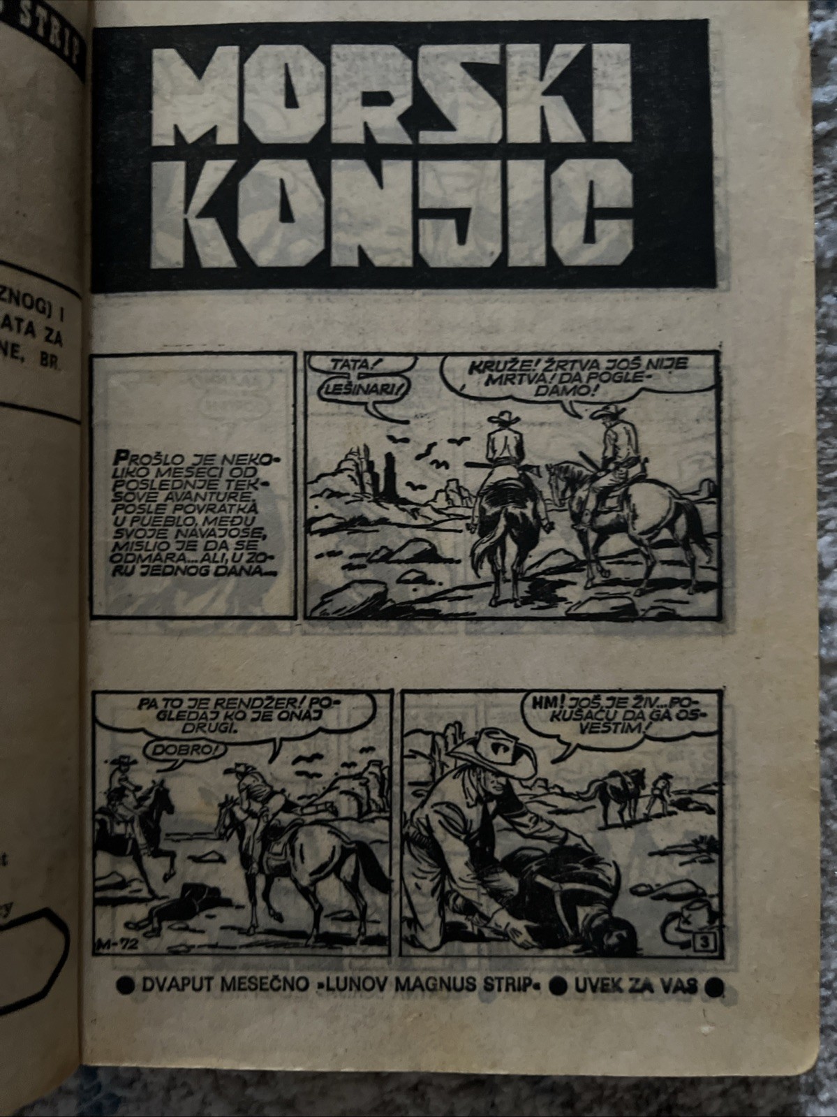 TEX LUNOV MAGNUS STRIP BR 72 MORASKI KONJIC