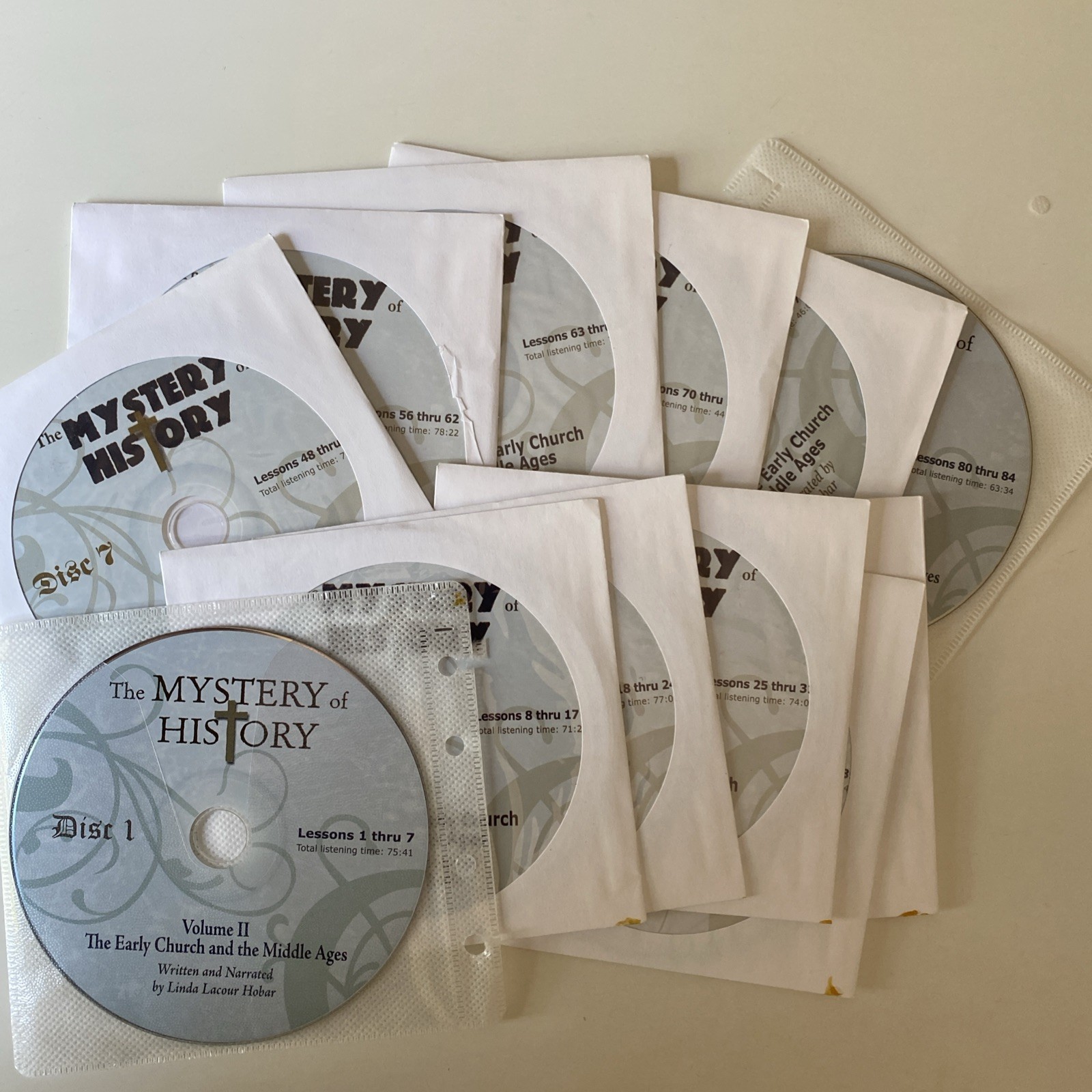 The Mystery of History Volume 2, Audio Book Set (12 Audio CDs) – GOOD