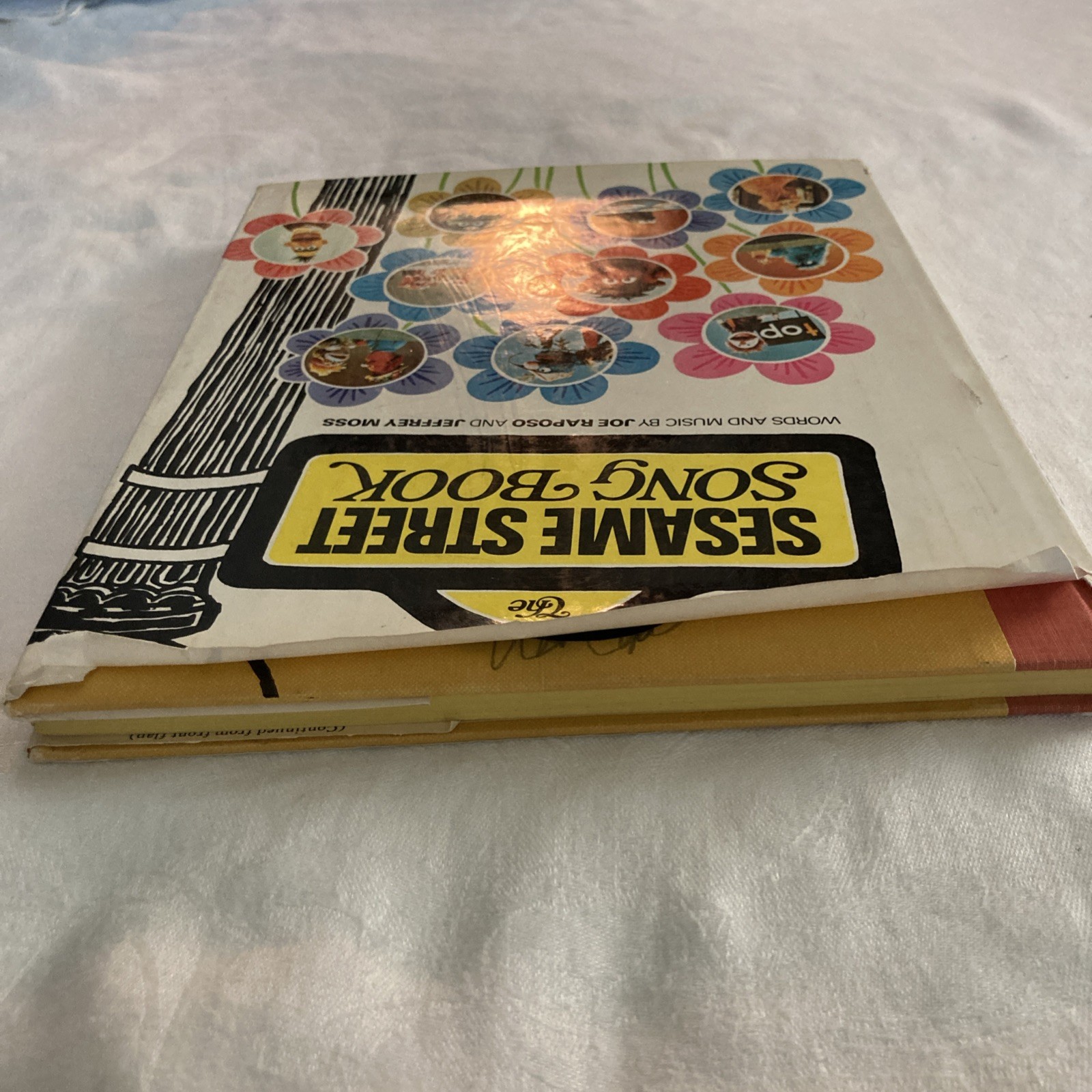 The Sesame Street Song Book Raposo and Moss 1971, Damaged Book Jacket 1st Print