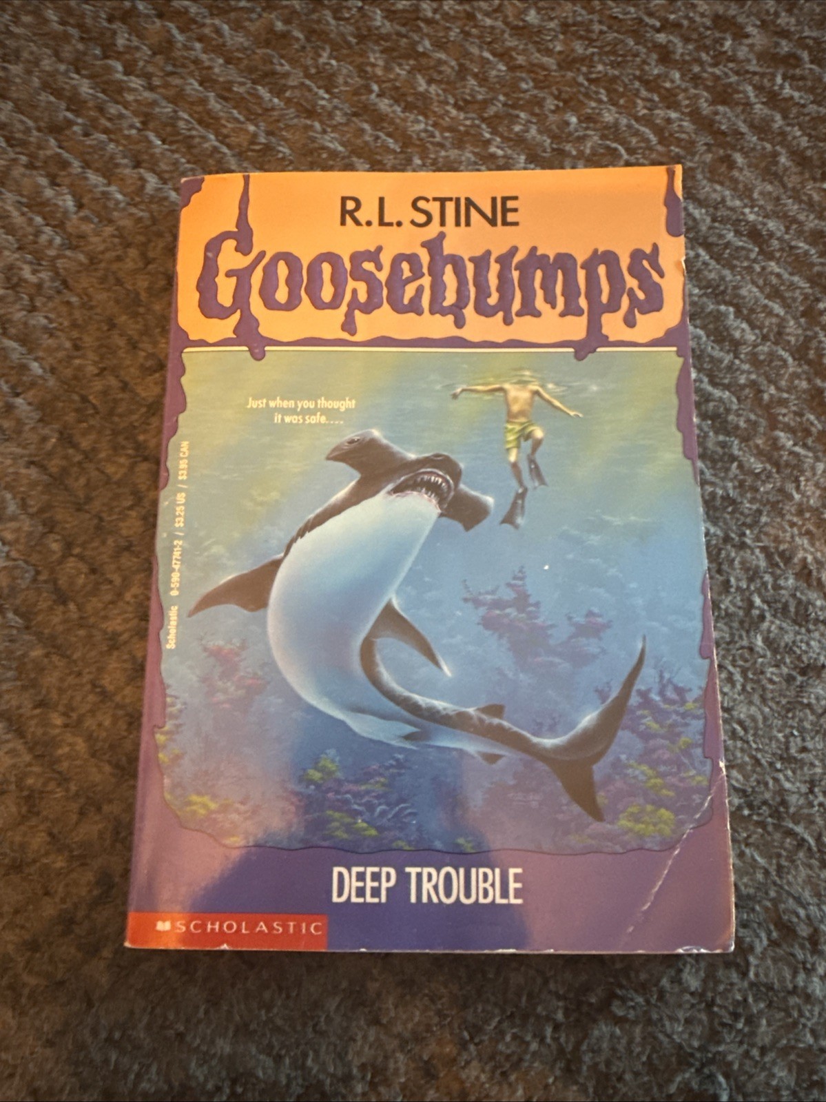 Lot of 8 Vintage Goosebumps Books R.L. Stine 90s Scholastic Paperbacks Retro Lot