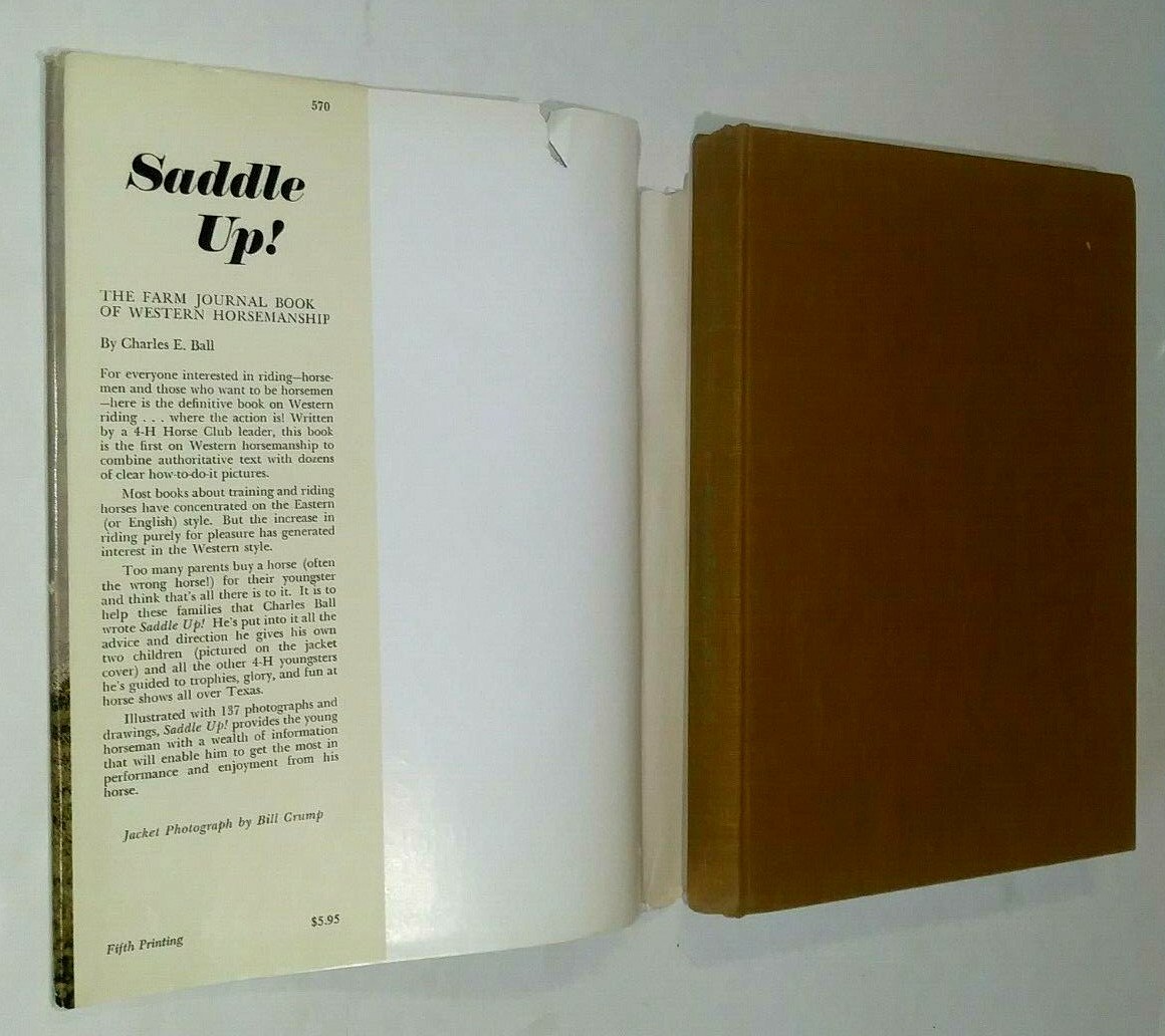 Saddle Up The Farm Journal Book of Western Horsemanship by Charles Ball 5th PRT