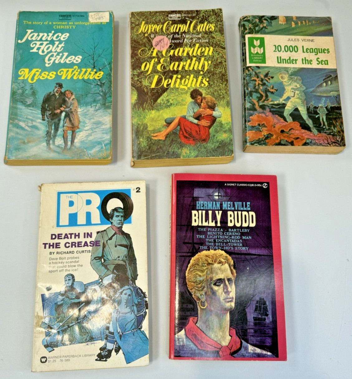 Vintage Mixed Lot of 17 Fiction Novel Books Various Authors & Genres