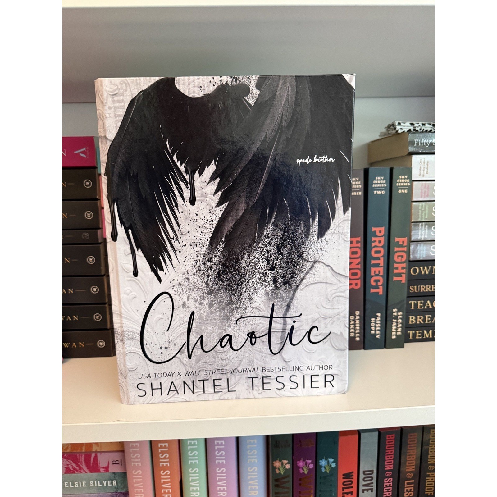 Chaotic Shantel Tessier Hardcover Dark Romance Spade Brother Book