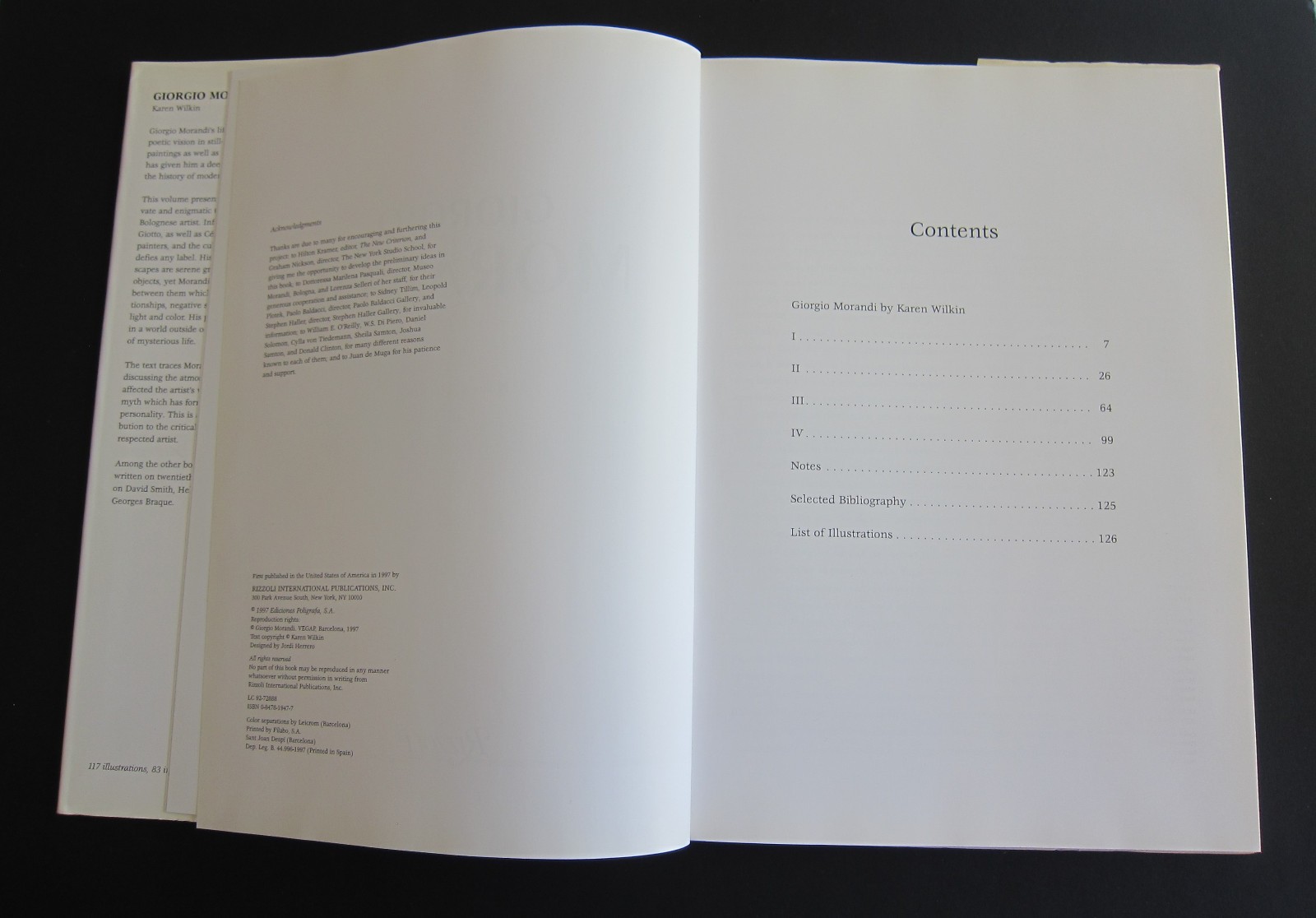 MORANDI by Karen Wilkin, featuring images of his paintings and engravings