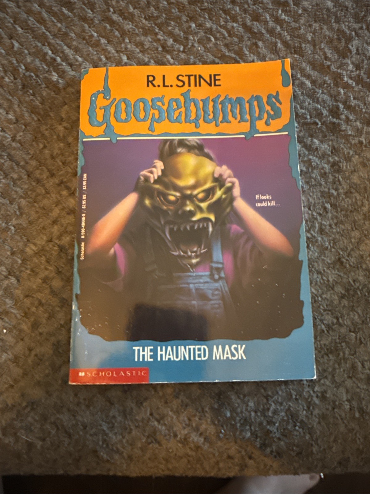 Lot of 8 Vintage Goosebumps Books R.L. Stine 90s Scholastic Paperbacks Retro Lot