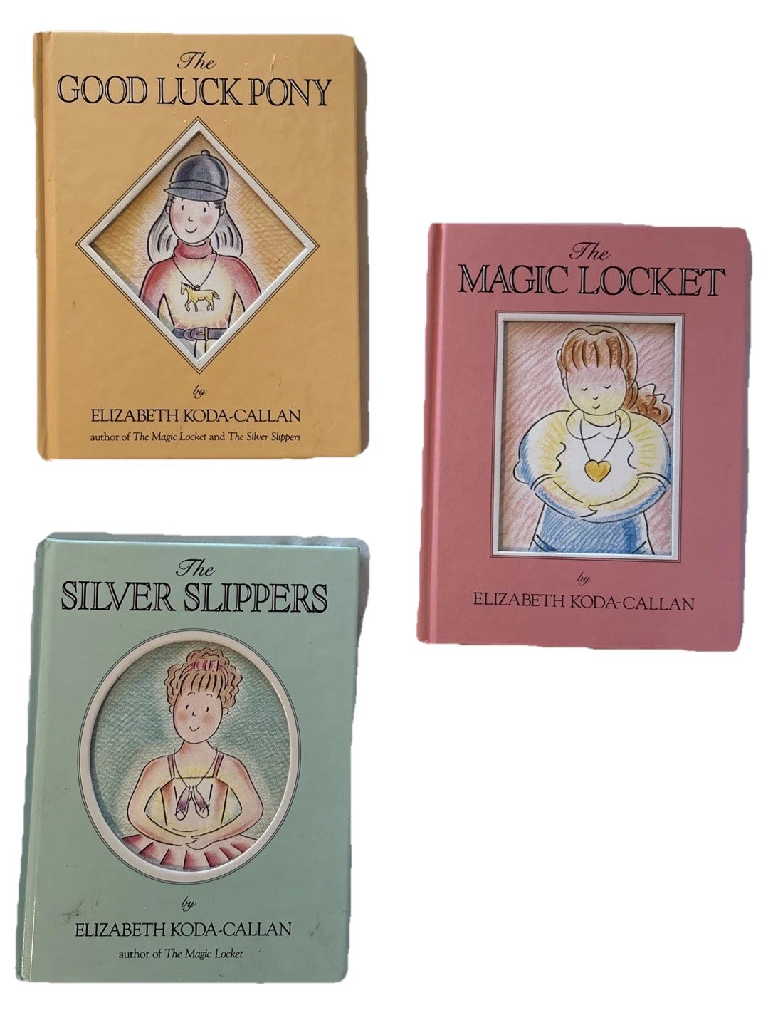 Elizabeth Koda-Callan Lot Silver Slippers Good Luck Pony The Tiny Angel 1st Edit