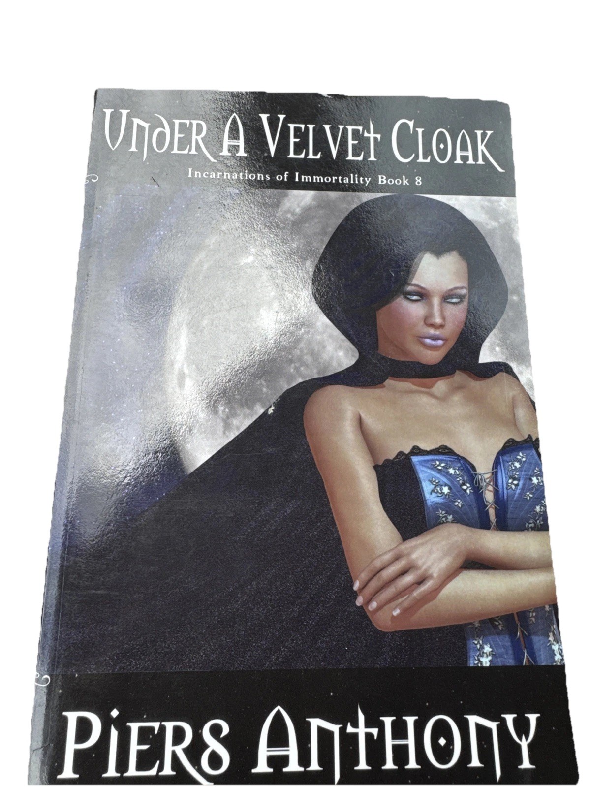 Under a Velvet Cloak Book by Piers Anthony (2007) First Edition, 1st Print, RARE