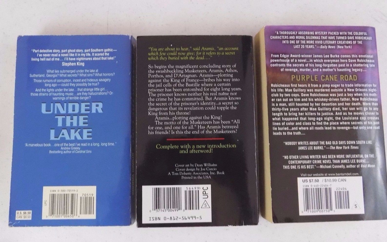 Lot Of 10-Miscellaneous Paperbacks-Mystery/Thriller/Suspense-Burke-West-Dumas
