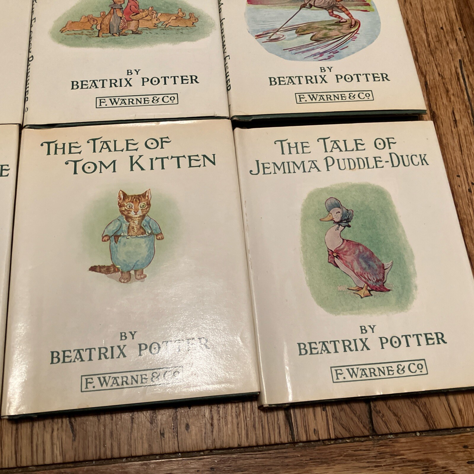 VTG Peter Rabbit Library Beatrix Potter Frederick Warne & Co Books HC Lot of 13