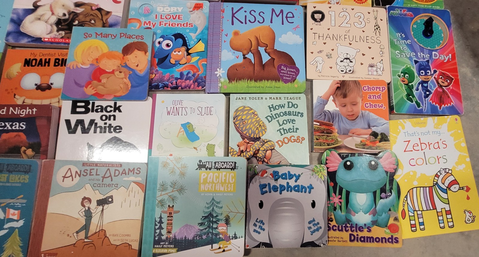 Huge Lot Of 80 Board Books for Children’s/ Toddler Babies/Preschool/Daycare