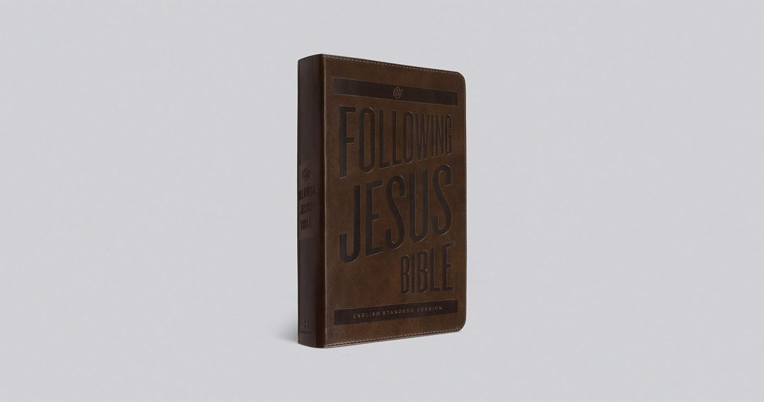 ESV following Jesus Bible (Trutone, Brown)
