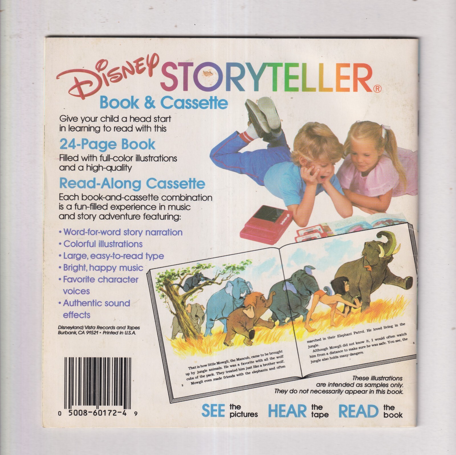 Walt Disney Jingle Bells (BOOK ONLY) (Paperback: Children’s Picture Book) 1987