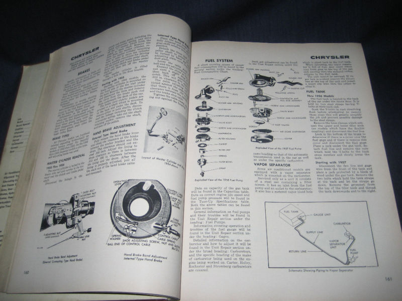 Vintage CHILTON’S AUTO REPAIR MANUAL 1961 hardcover 32nd Edition