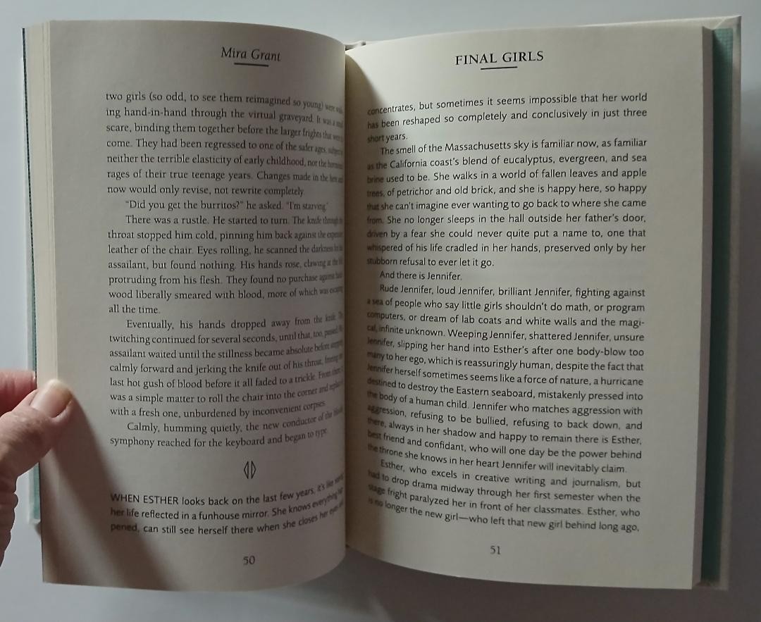 Final Girls by Mira Grant/2017/HB/Ltd/SIGNED & Numbered: #348 of 1250/Like New