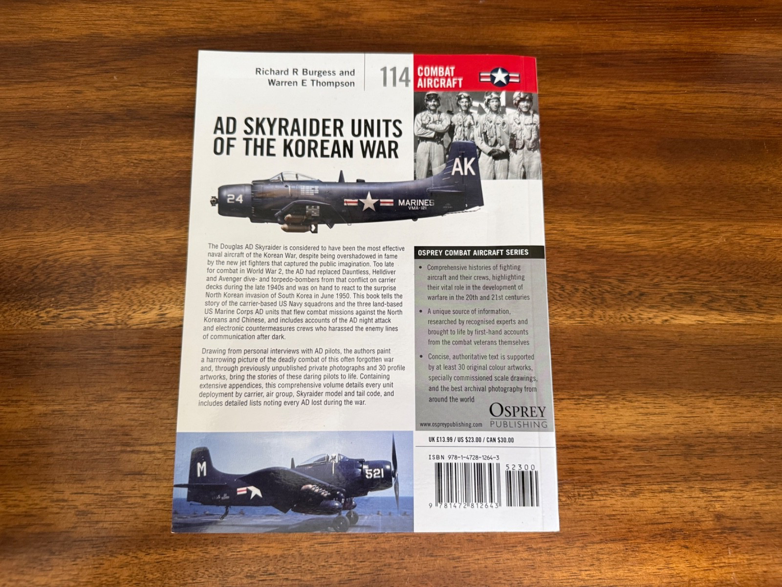 AD Skyraider Units of the Korean War by Rick Burgess and Warren Thompson
